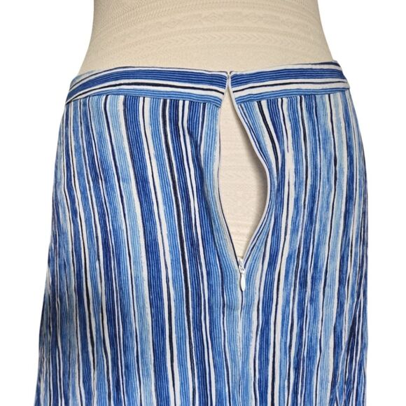 Tommy Bahama Blue Wrap Midi Skirt - 10 - Picture 11 of 11